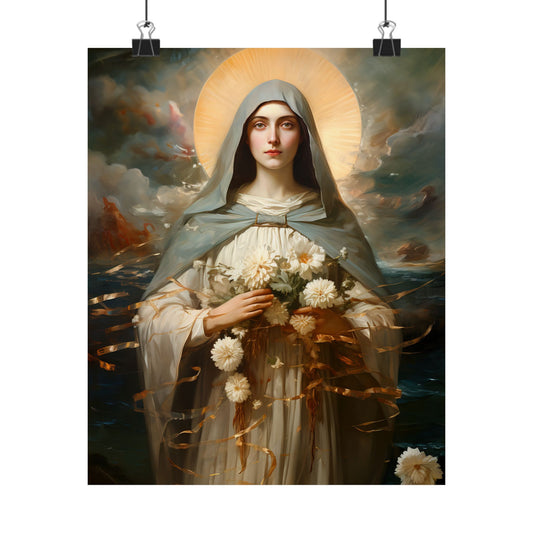 Saint Rose Venerini - Sanctified Souls Print - Multiple Sizes - Premium Matte Vertical Posters
