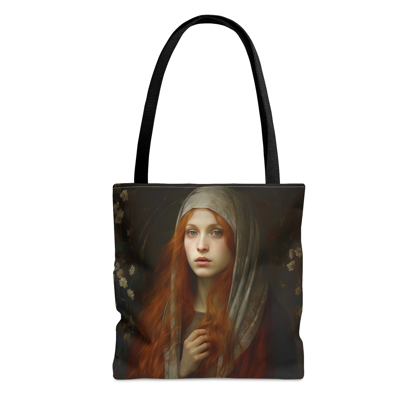 Saint Mary Magdalene Tote Bag - Purse - Three sizes - Large Medium Small Art Bag - Catholic faith carry-all purse - Double Sided