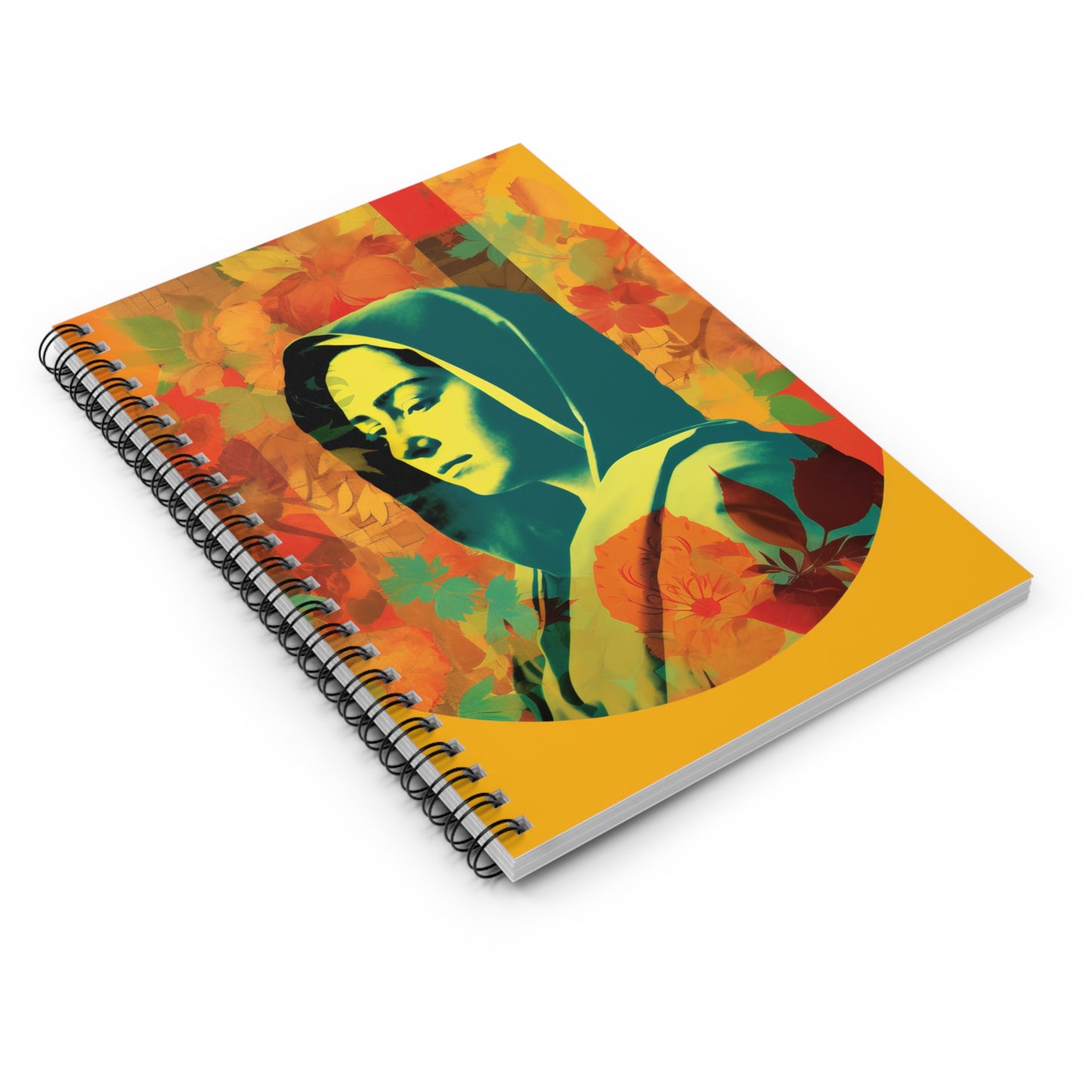 Mary the Blessed Virgin Journal - Sanctified Souls Art - Religious Based Notebook - Spiral Notebook - Ruled Line