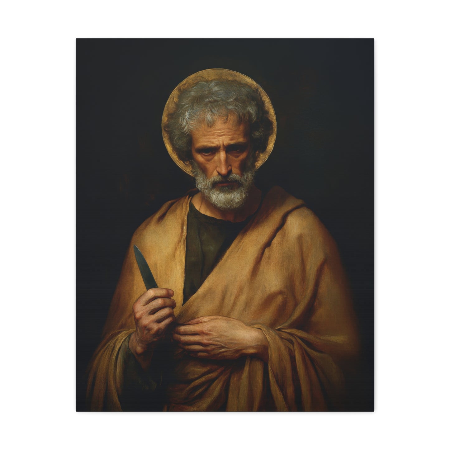 Saint Bartholomew the Apostle  - Gallery Wrapped Canvas - Print - Religious Art for your Home - Catholic