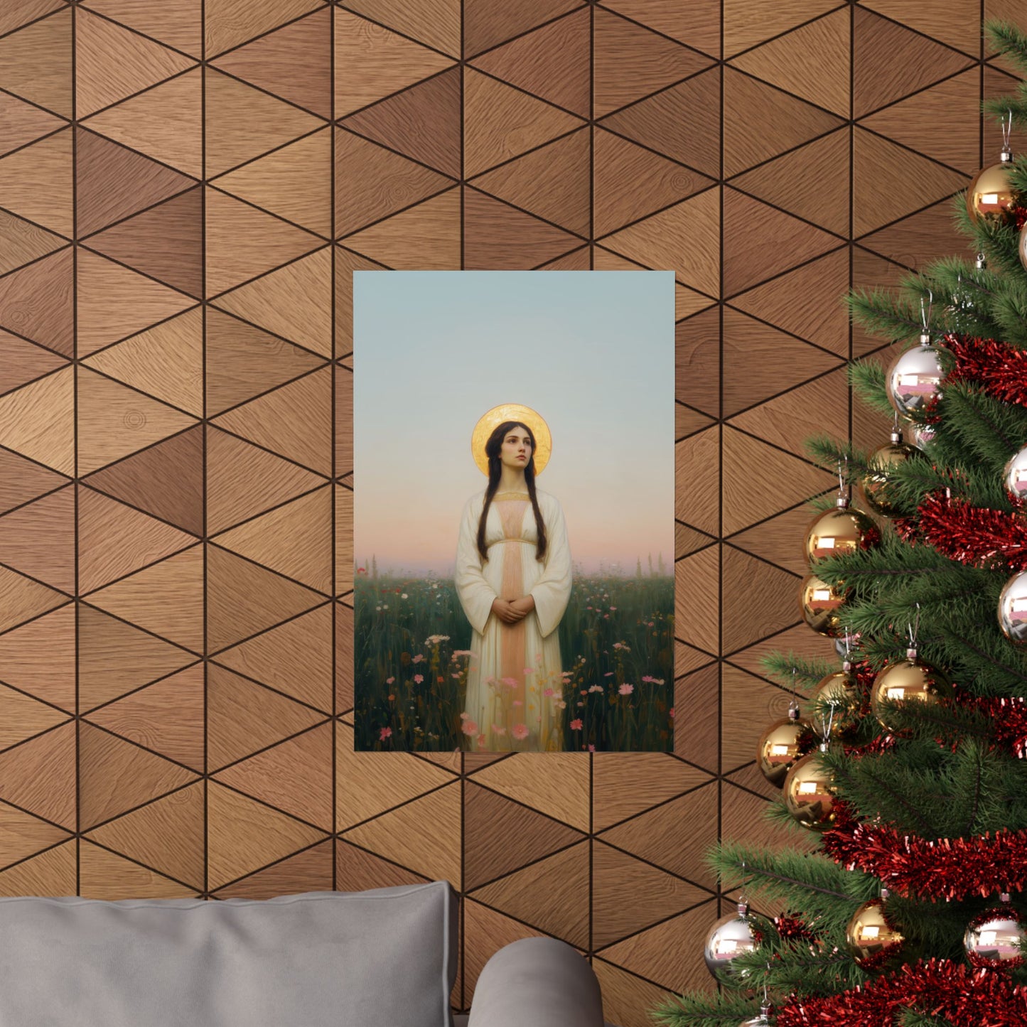Saint Sabina - Sanctified Souls Print - Multiple Sizes - Premium Matte Vertical Posters - Patron Saint Art