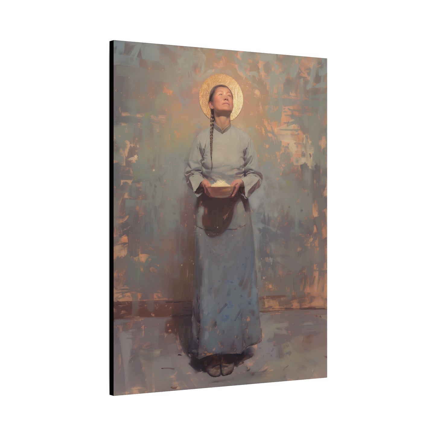 Saint Martha Wang - Chinese Martyr Saint  - Gallery Wrapped Canvas - Print - Religious Art for your Home - Catholic Art