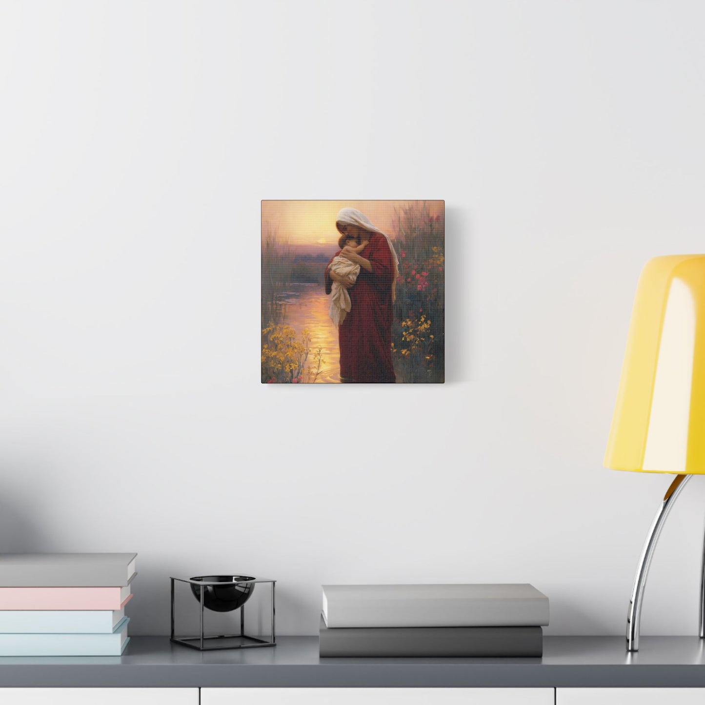 Saint Elizabeth, Mother to John the Baptist -  Museum Wrapped Canvas Print - Multiple Sizes - Catholic Home art Matte Canvas