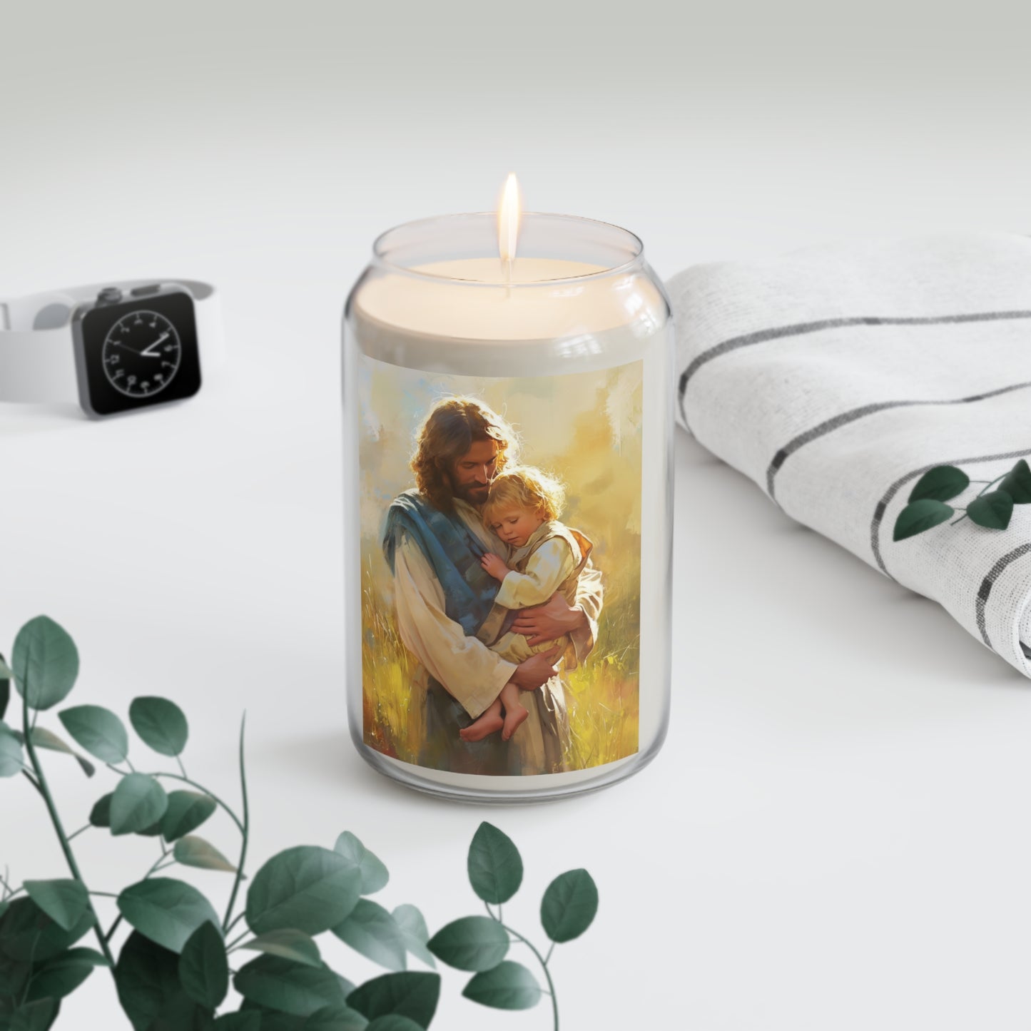 Jesus, Guardian of Innocence - Scented Prayer Candle, 13.75oz -  Candle - Catholic Art - prayer room Scented Candle