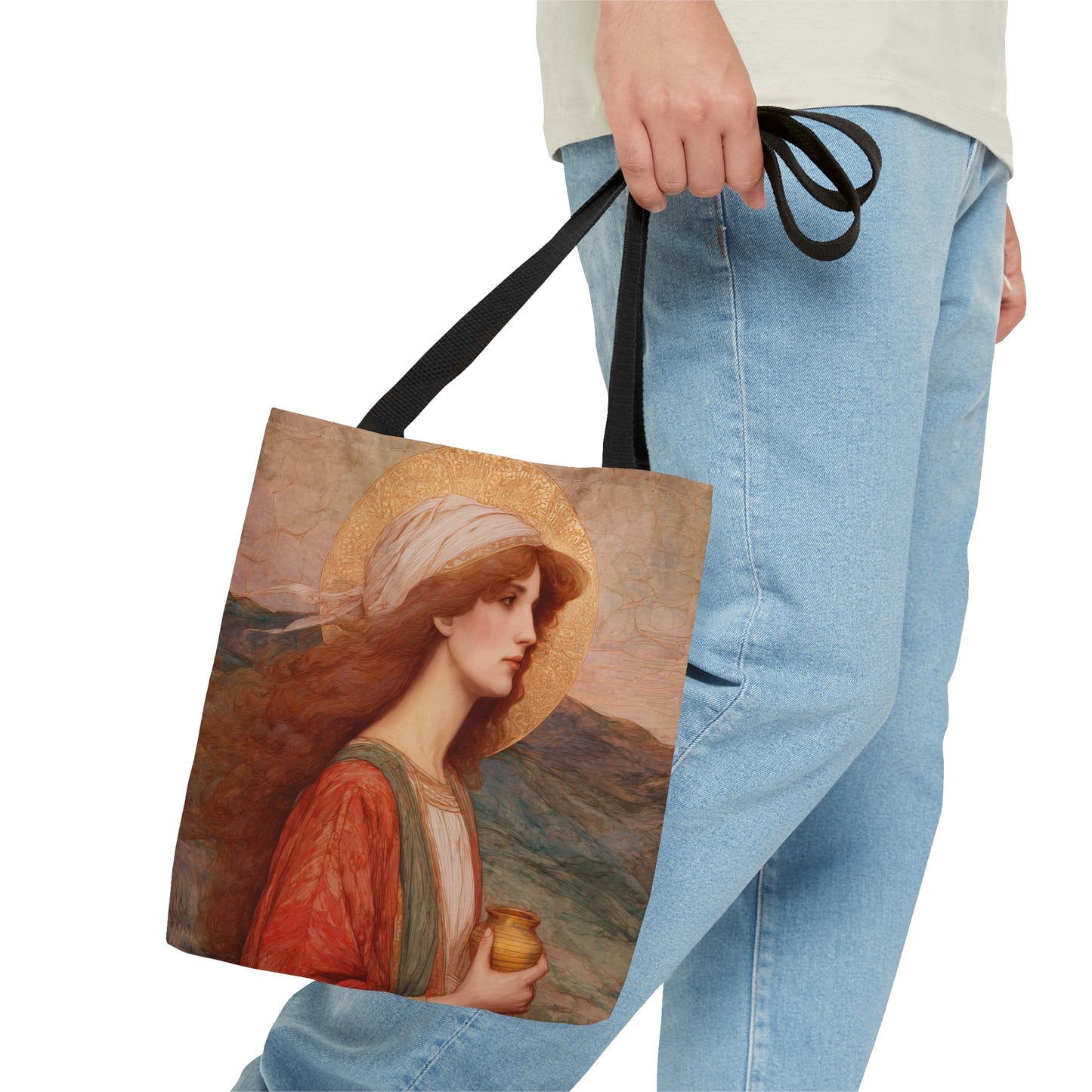 Saint Joanna - Tote Bag - Large Medium Small Faith Art Bag - Catholic Faith Purse