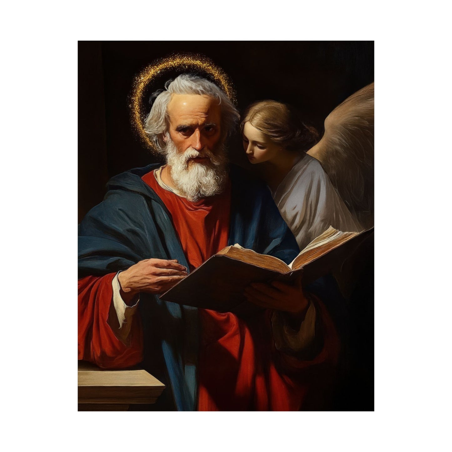 Saint Matthew the Apostle - Sanctified Souls Print - Multiple Sizes - Premium Matte Vertical Posters