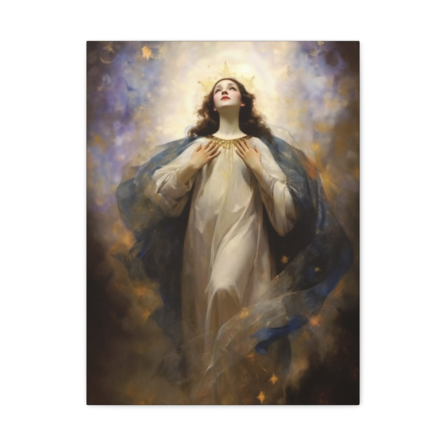 The Assumption of Mary - Museum Wrapped Canvas - Sanctified Souls Print - Religious Art for your Home