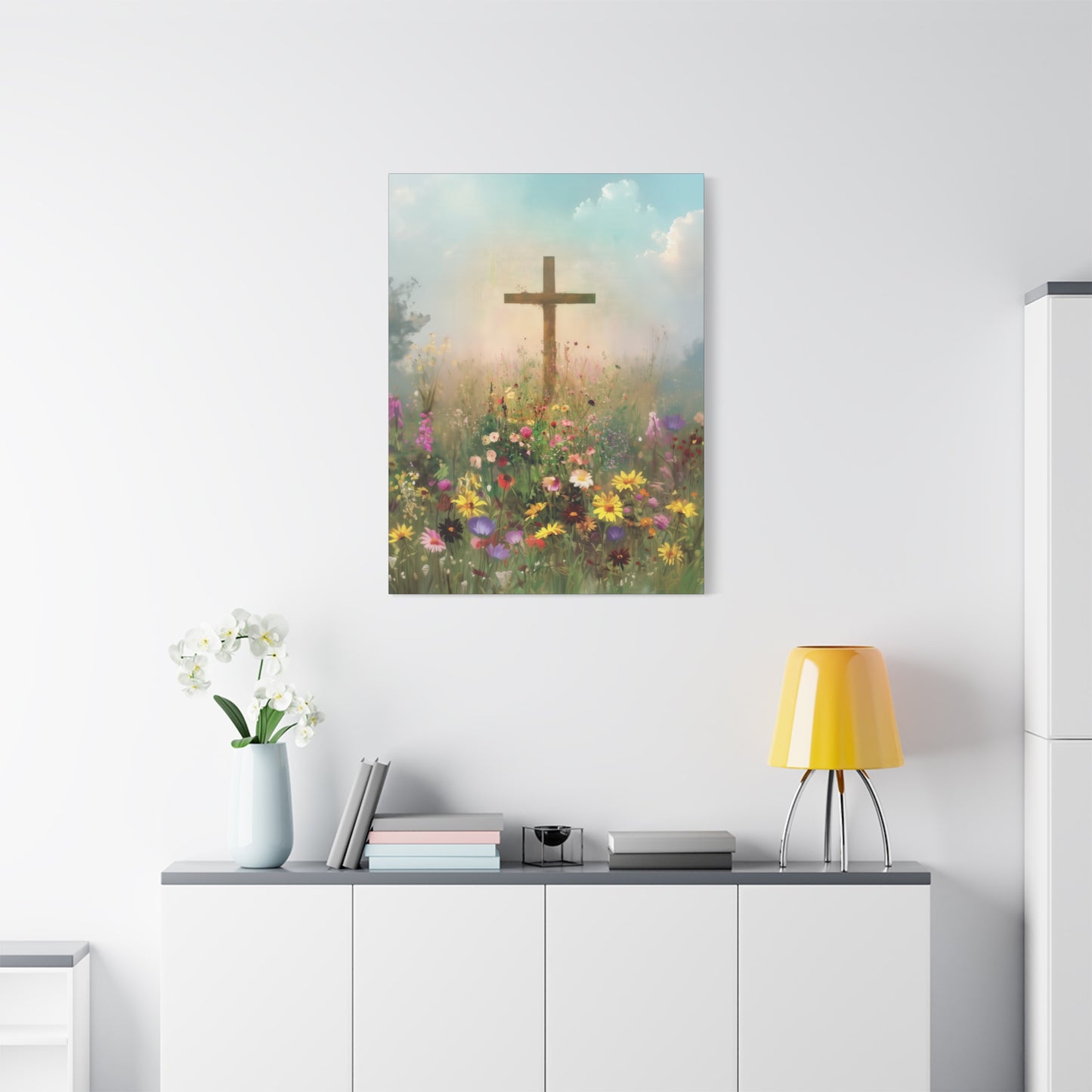 The Cross That Called the Earth to Life - Gallery Wrapped Canvas - Print - Religious Art for your Home - Catholic