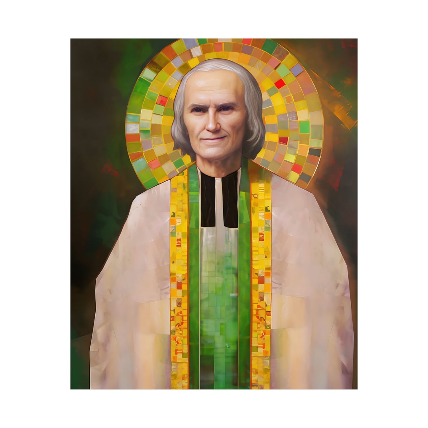 Saint John Vianney - Sanctified Souls Print - Multiple Sizes - Premium Matte Vertical Posters - Catholic Art - Religious Poster