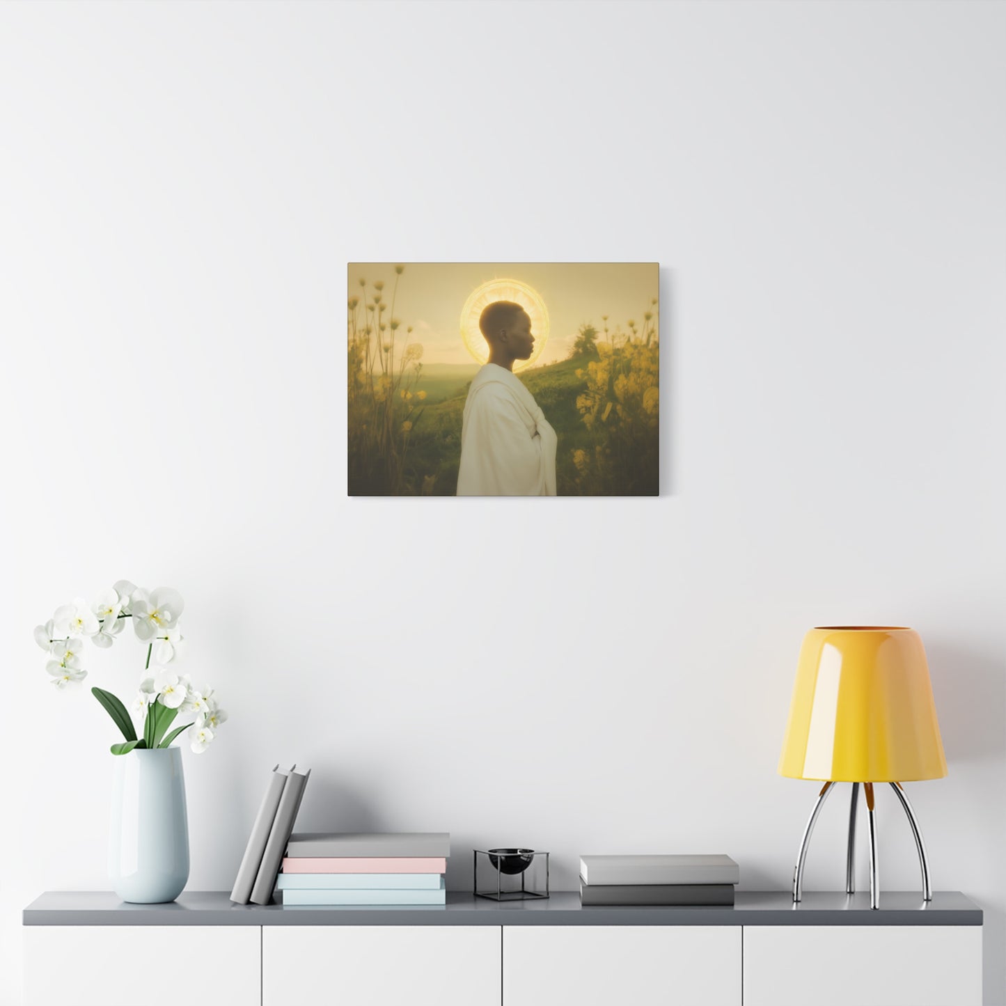 Saint Charles Lwanga -  Museum Wrapped Canvas - Sanctified Souls Print - Religious Art for your Home - Catholic Patron Saint Art