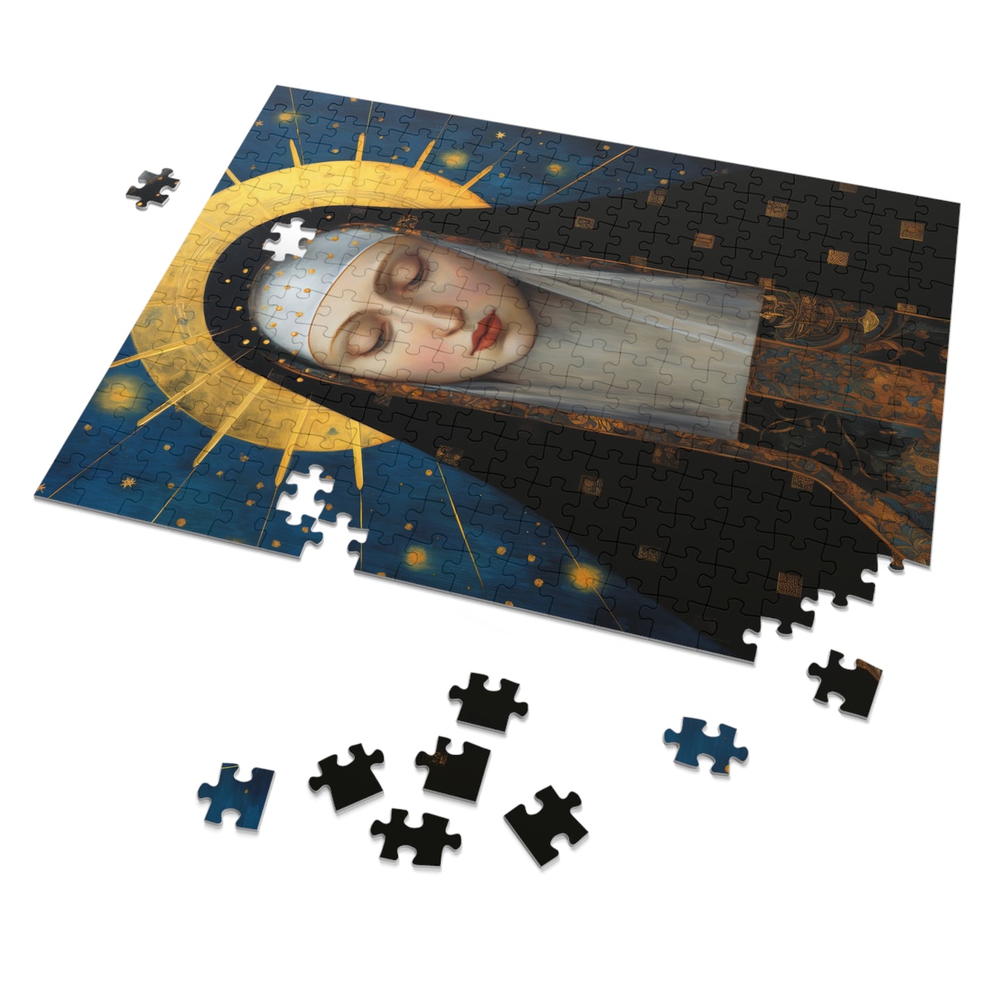 Saint Bridget of Sweden - Puzzle and Keepsake Tin - Religious Jigsaw Puzzle (30, 110, 252, 500,1000-Piece) - Religious Puzzle