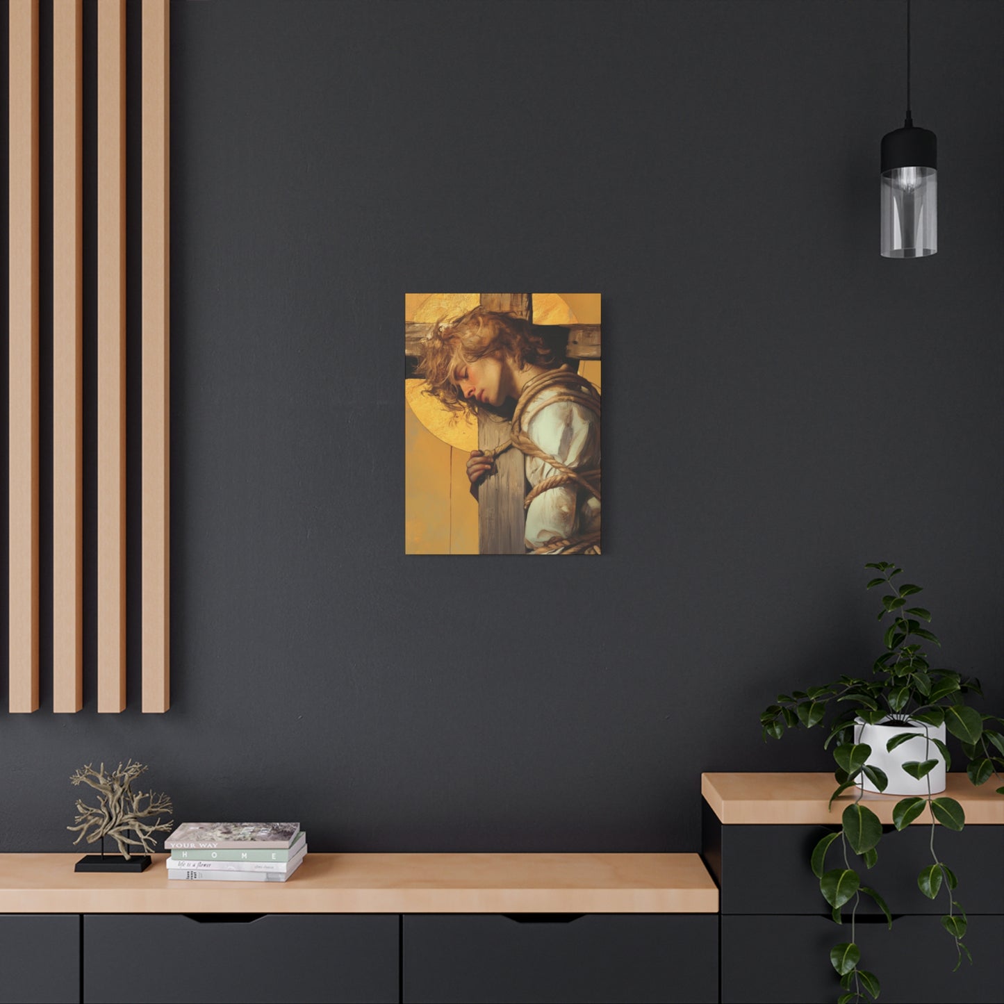 Saint Dismus, The 'Good Thief' - Gallery Wrapped Canvas - Print - Religious Art for your Home - Catholic Art