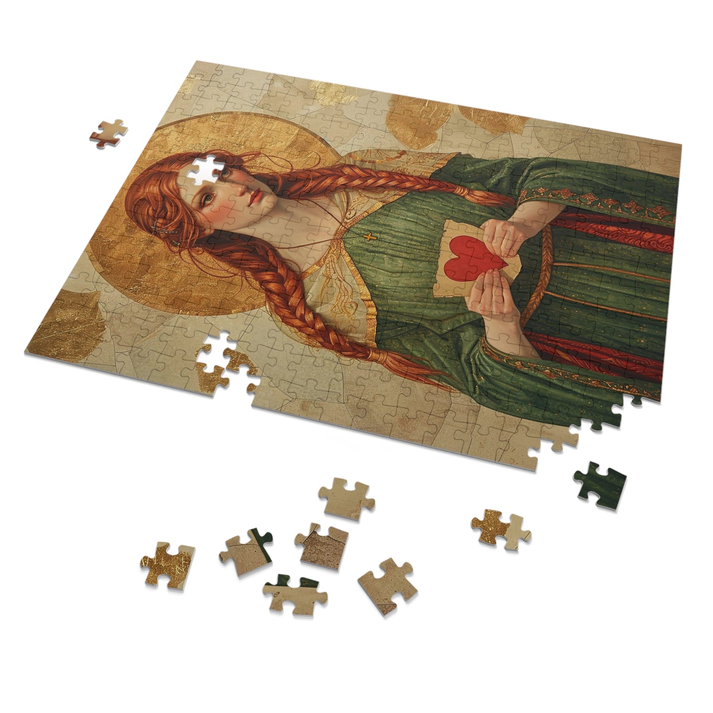 Saint Dwynwen - Puzzle and Keepsake Tin - Religious Jigsaw Puzzle (30, 110, 252, 500,1000-Piece) - Religious Puzzle