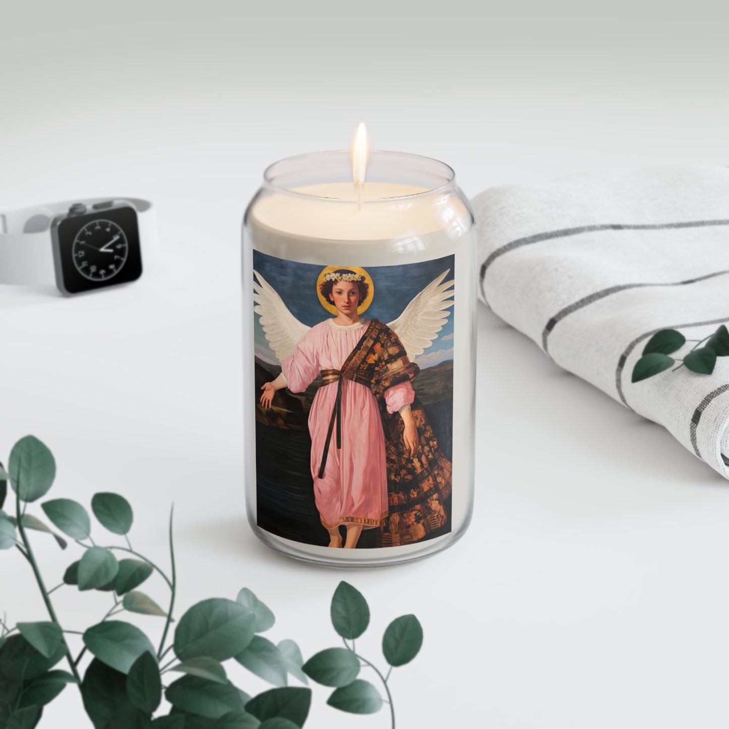 Saint Raphael the Archangel  - Scented Prayer Candle, 13.75oz - Tall Size - Religious Prayer Candle - Catholic Art