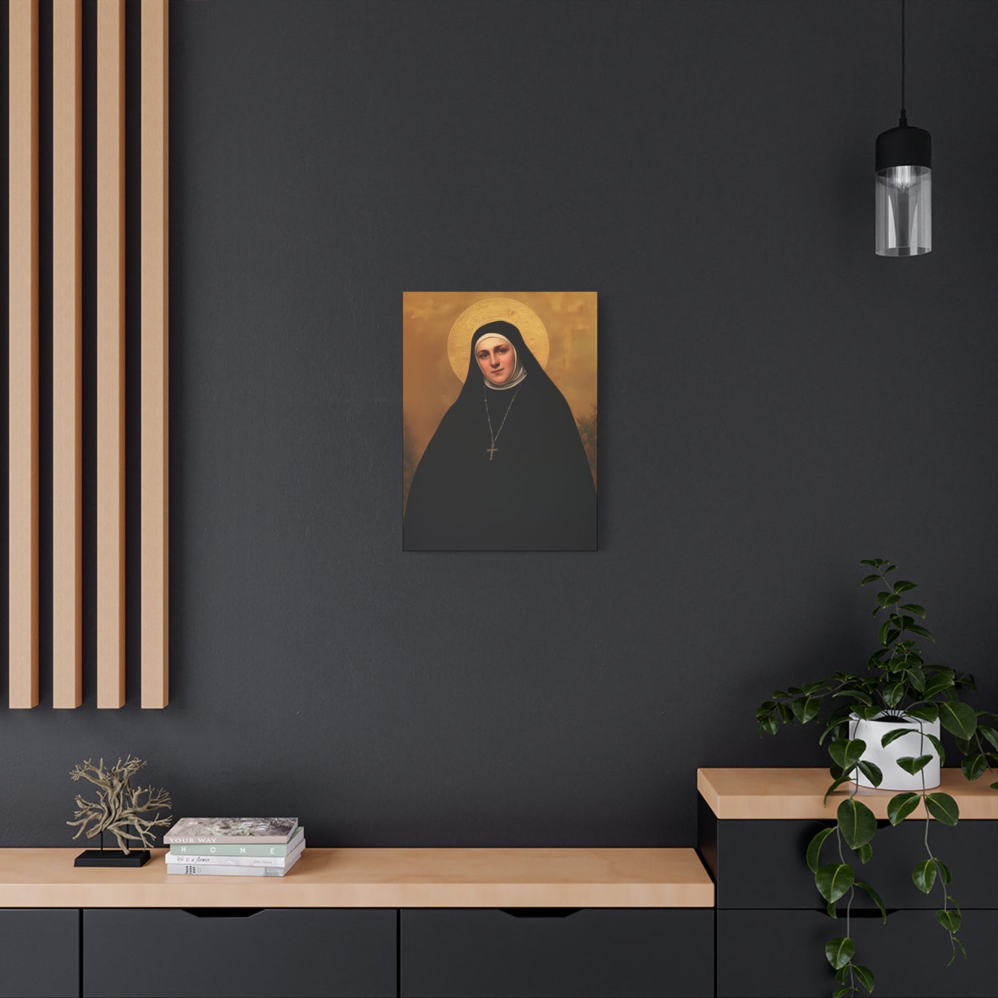 Saint Geltrude Caterina Comensoli - Gallery Wrapped Canvas - Print - Religious Art for your Home - Catholic Art