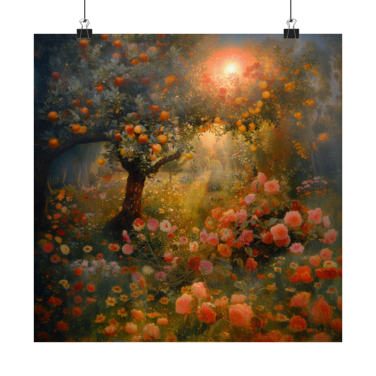 Eden in the Morning of the World - Sanctified Souls Print - Multiple Sizes - Premium Matte Vertical Posters