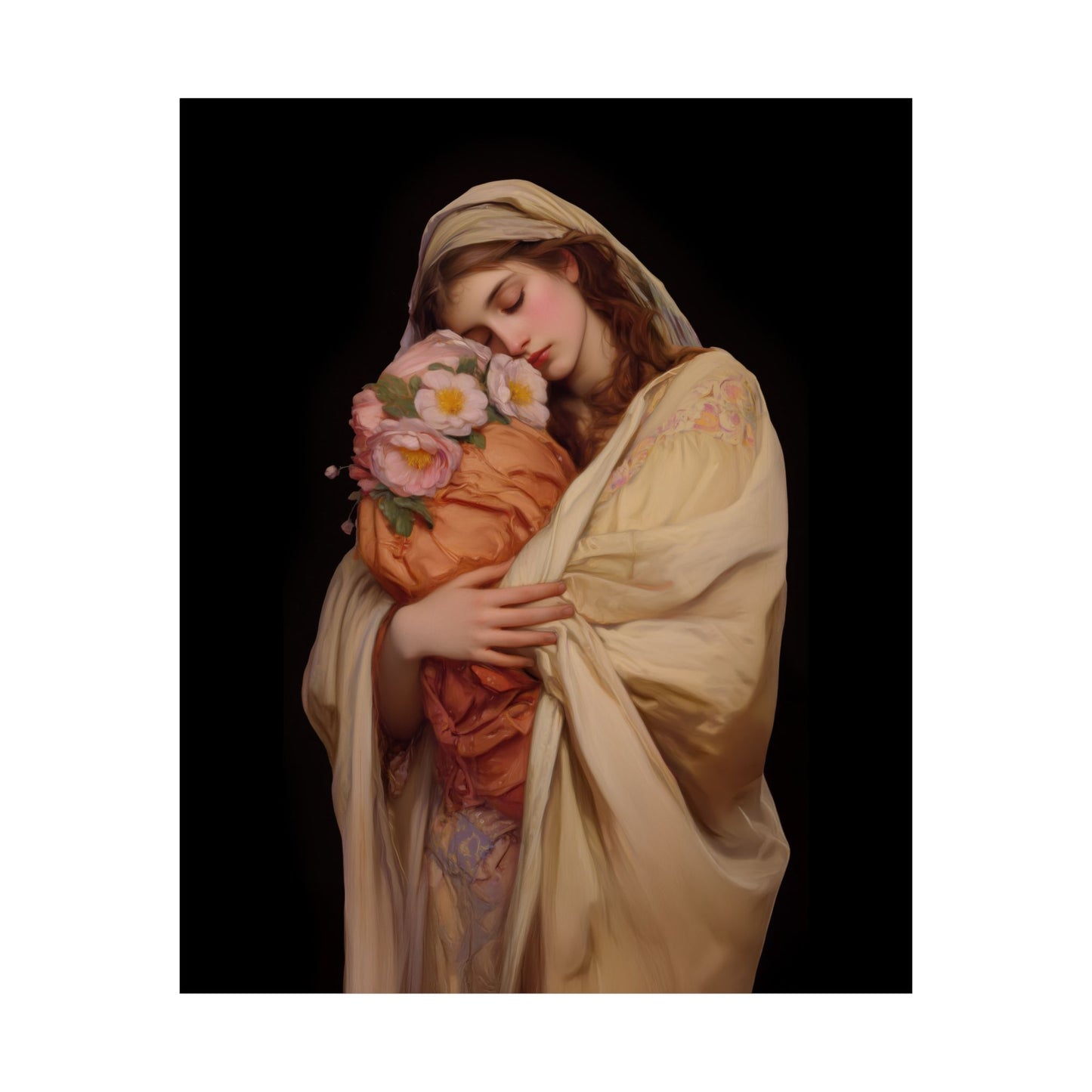 The Silent Cry of the Holy Innocents - The Feast of the Holy Innocents - Multiple Sizes - Premium Posters - Catholic Art - Christian