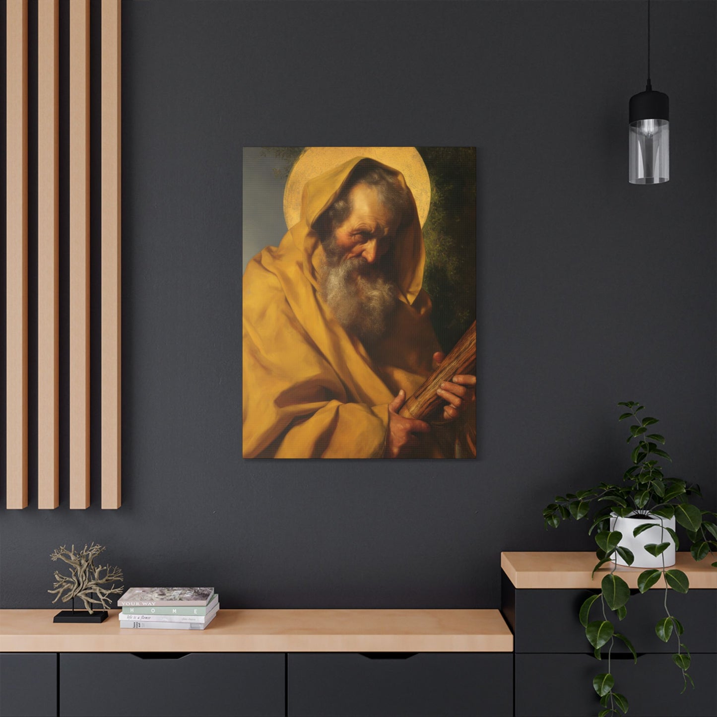Saint James the Lesser - Apostle - Museum Wrapped Canvas - Print - Religious Art for your Home - Christian print - Prayer Room - Catholic