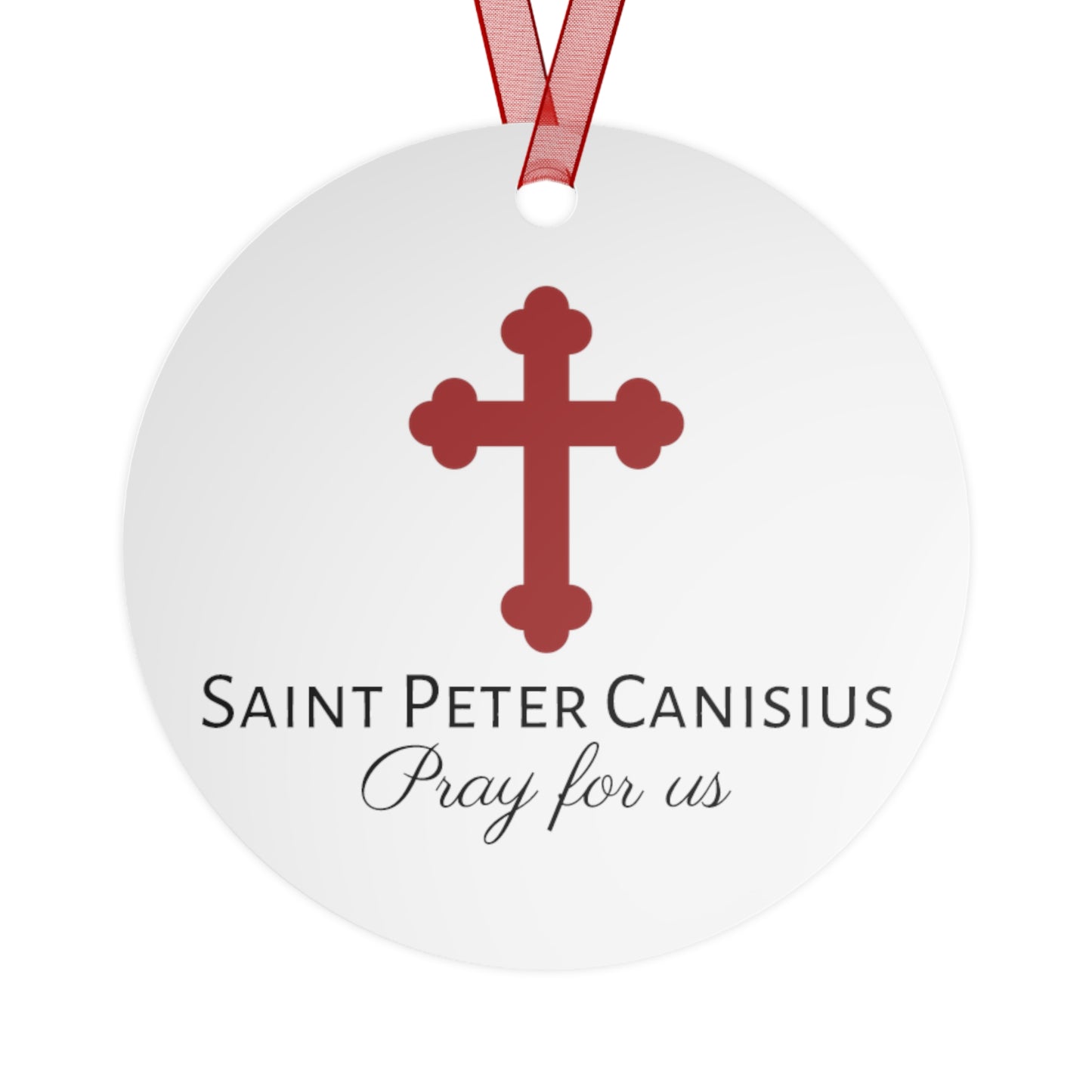 Saint Peter Canisius - Metal Ornament - Religious Holiday Christmas Ornament and Keepsake