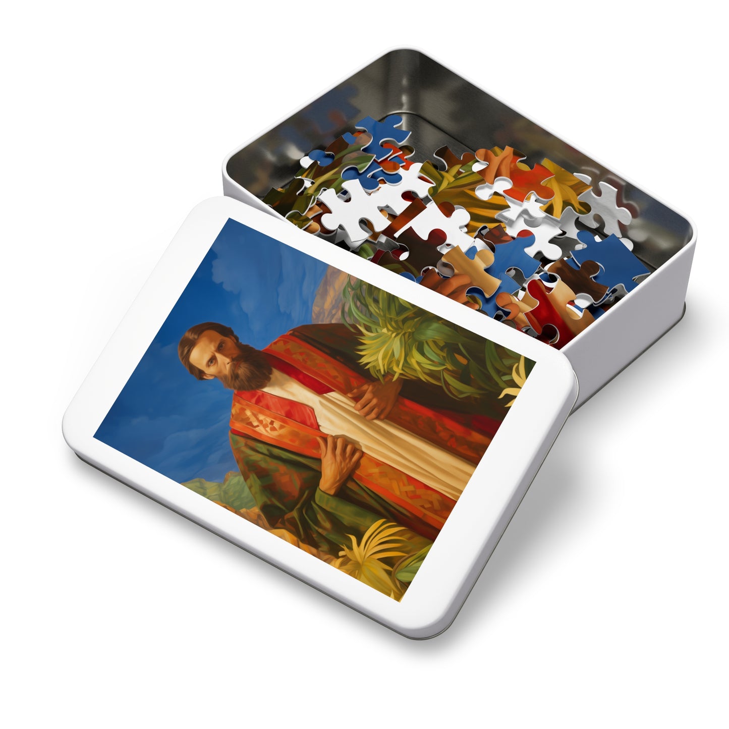 Saint John the Baptist - Puzzle and Keepsake Tin - Jigsaw Puzzle (30, 110, 252, 500,1000-Piece) - Religious Puzzle