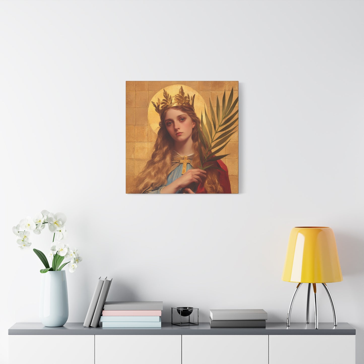 Saint Agrippina - Gallery Wrapped Canvas - Print - Religious Art for your Home - Catholic Art