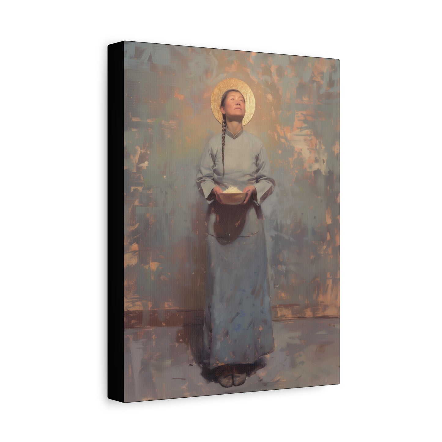 Saint Martha Wang - Chinese Martyr Saint  - Gallery Wrapped Canvas - Print - Religious Art for your Home - Catholic Art