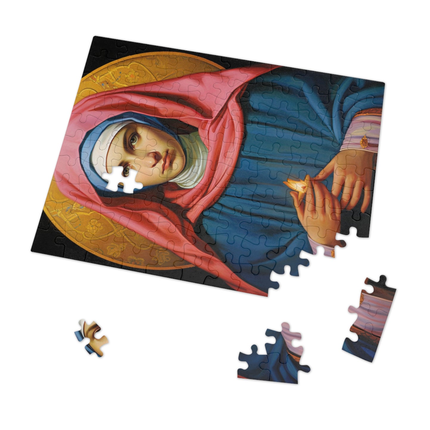 Saint Bernadette - Puzzle and Keepsake Tin - Religious Jigsaw Puzzle (30, 110, 252, 500,1000-Piece) - Religious Puzzle