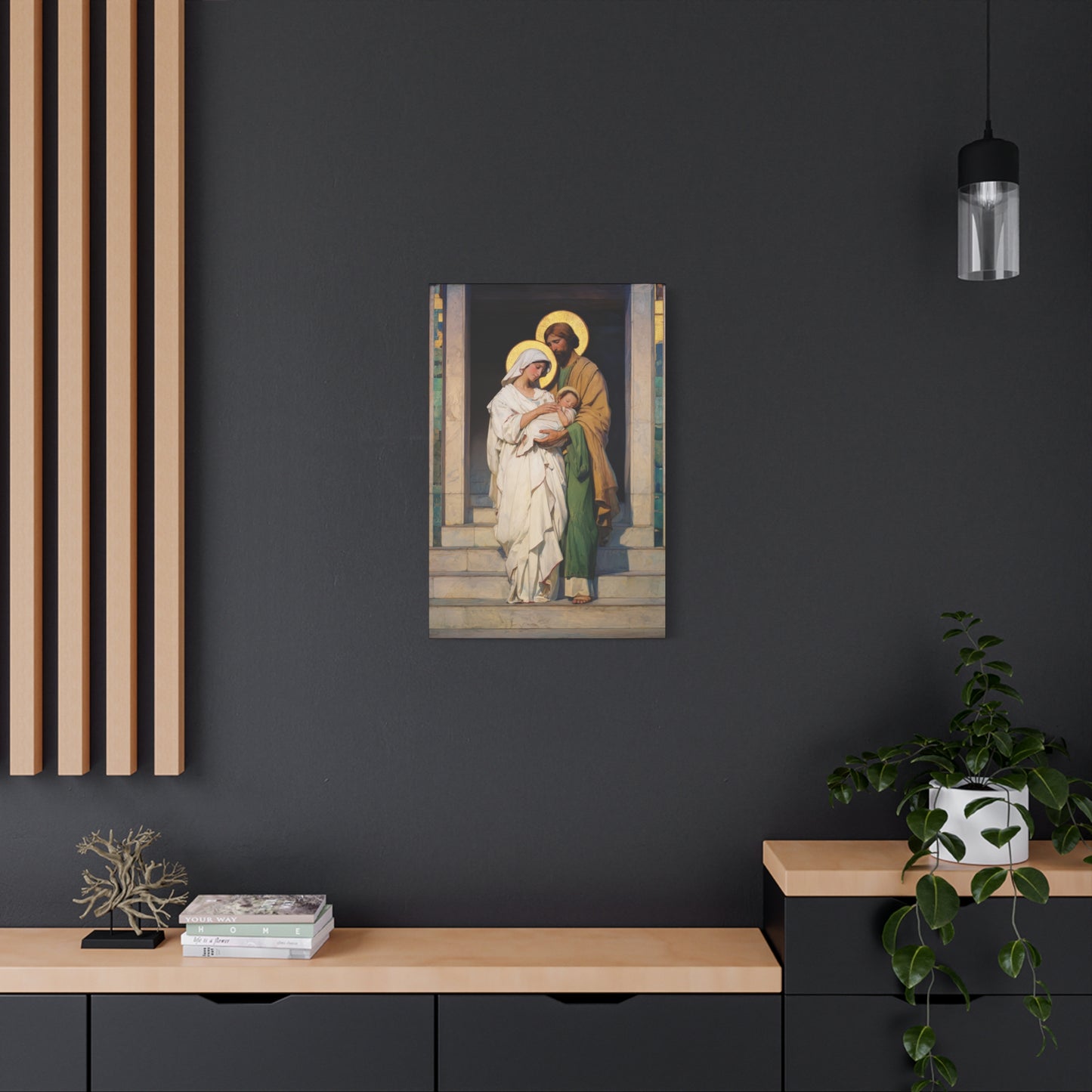 The Feast of the Presentation of the Lord - Holy Family - Gallery Wrapped Canvas - Print - Religious Art for your Home - Catholic art print - prayer room art