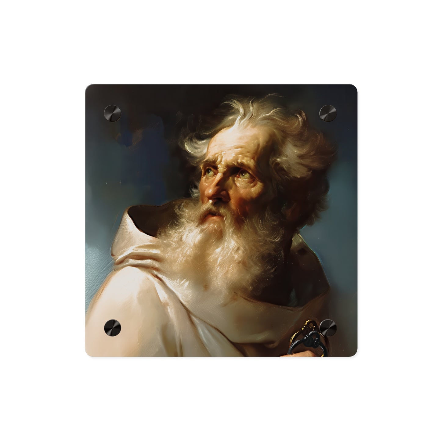 Saint Peter Acrylic Wall Art Panel - Ready to Hang Acrylic Print - Catholic Apostle Art - Patron saint Art