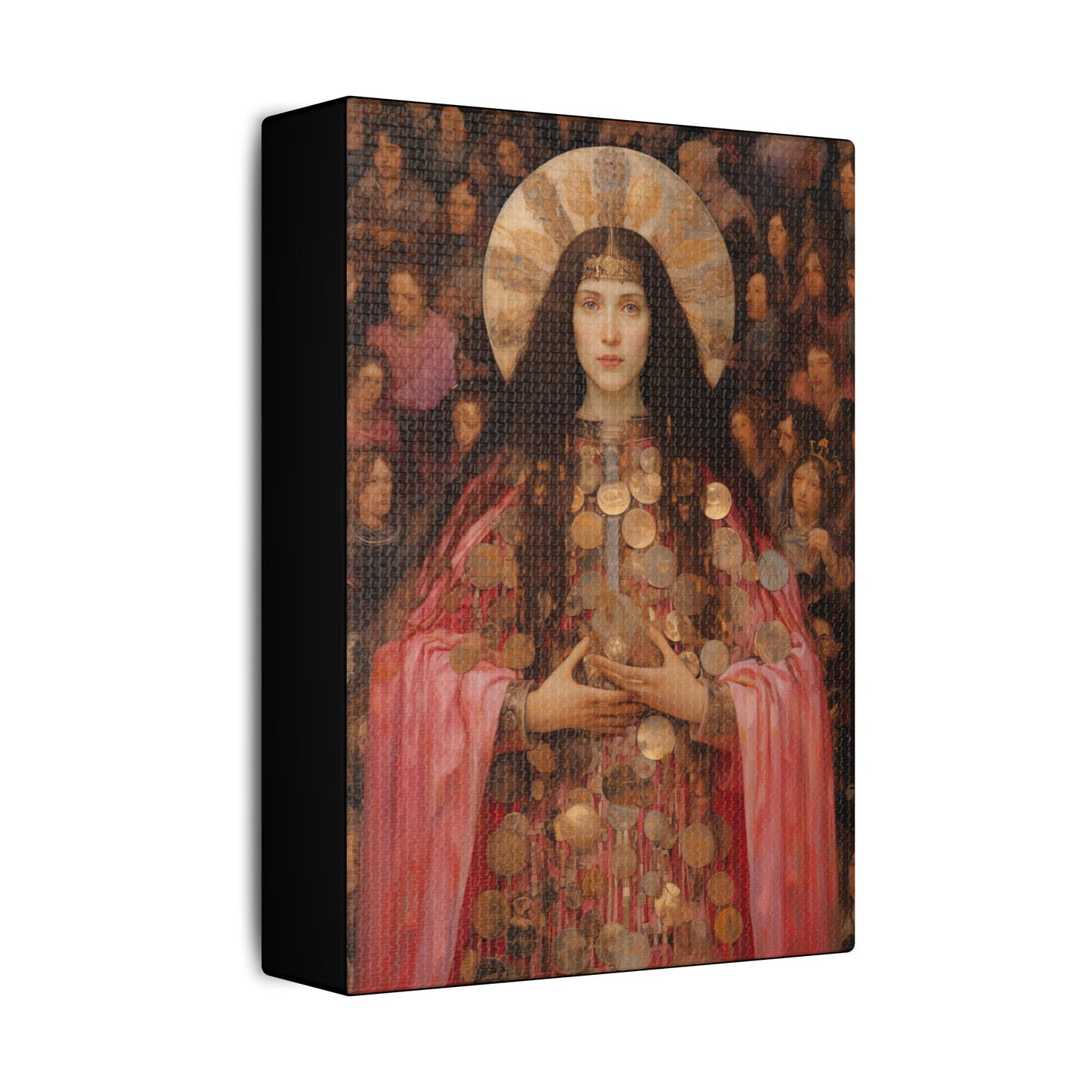 Saint Praxedes Canvas Print - Multiple Sizes - Catholic Home art - Gallery Wrapped Canvas - Sanctified Souls Print