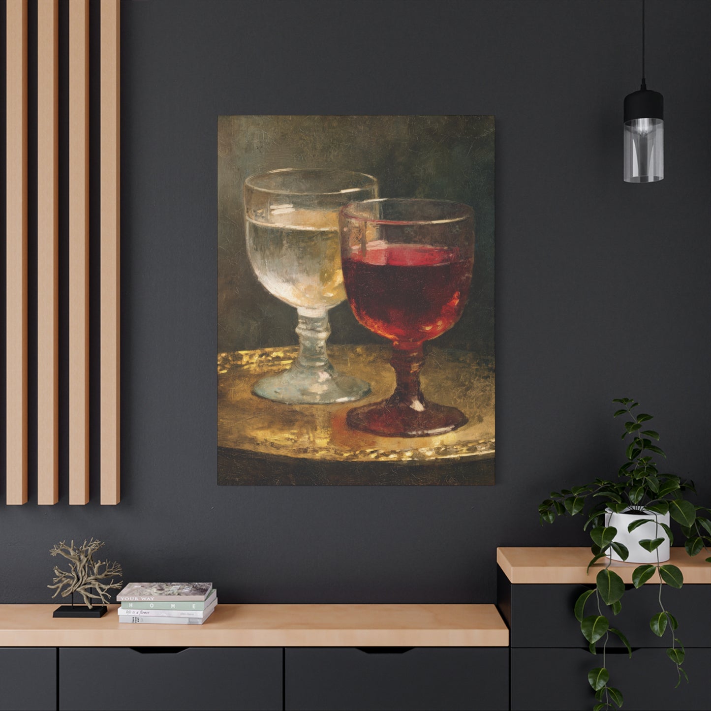 Cana and the Miracle of Abundance - Water into Wine - Gallery Wrapped Canvas - Print - Religious Art for your Home - Catholic Art Print