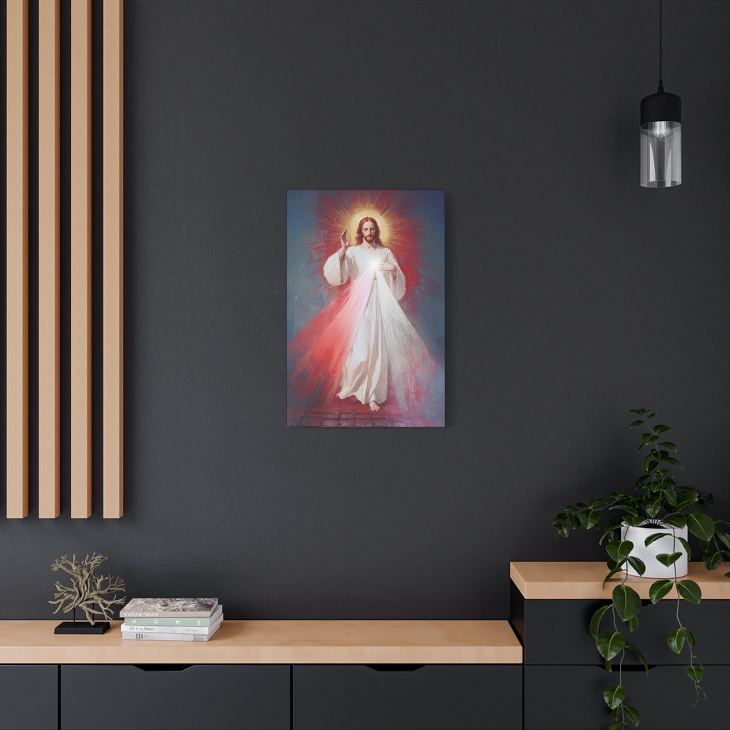The Divine Mercy - Our Lord Jesus Christ - Gallery Wrapped Canvas - Print - Religious Art for your Home - Catholic