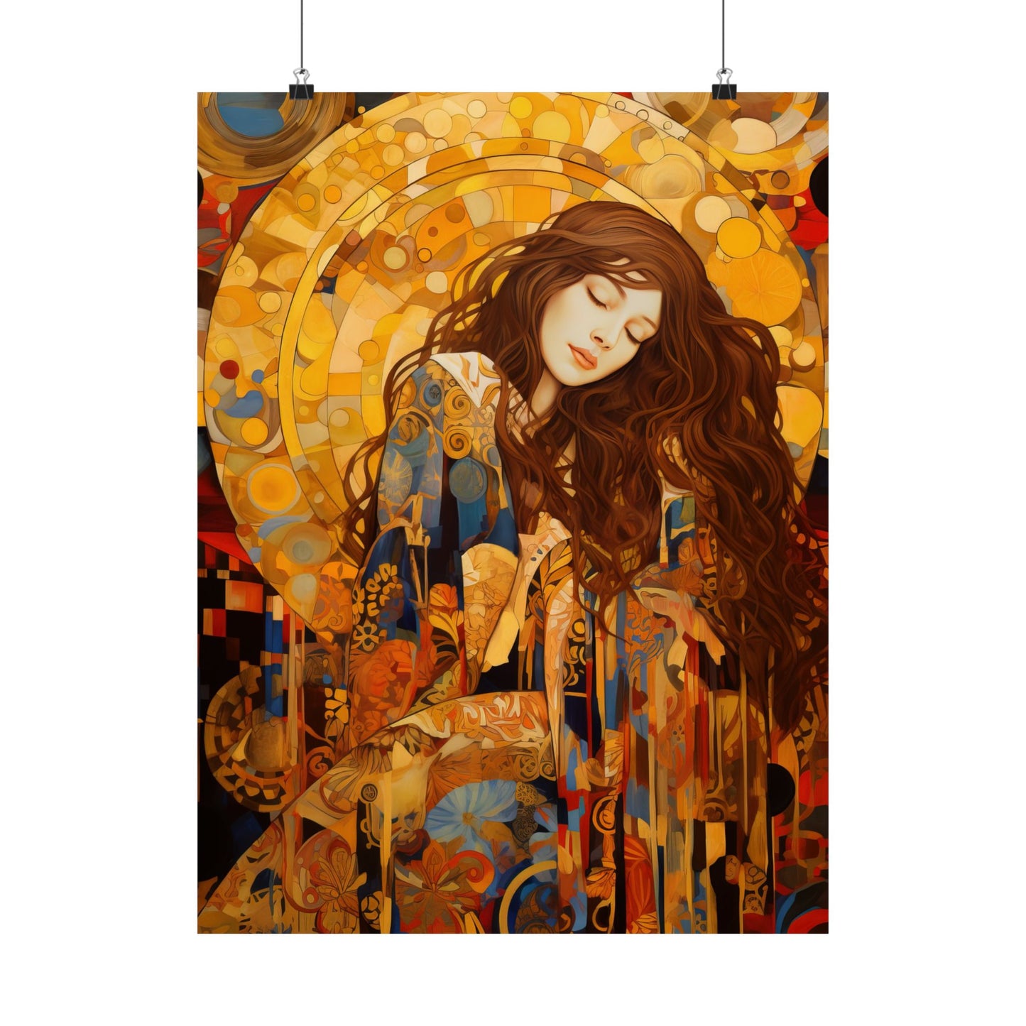 Embodied Grace: Mary Magdalene's Resilience Print - Sanctified Souls Print - Multiple Sizes - Premium Matte Vertical Posters