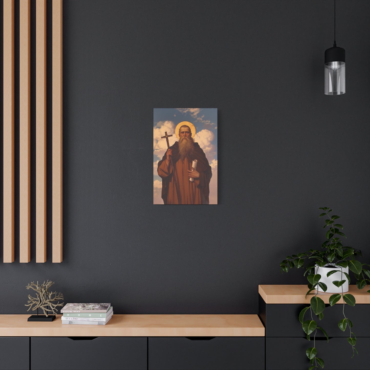 Saint Joannicus the Great / Loannikios of Mount Olympus - Gallery Wrapped Canvas - Print - Religious Art for your Home - Catholic Art Print