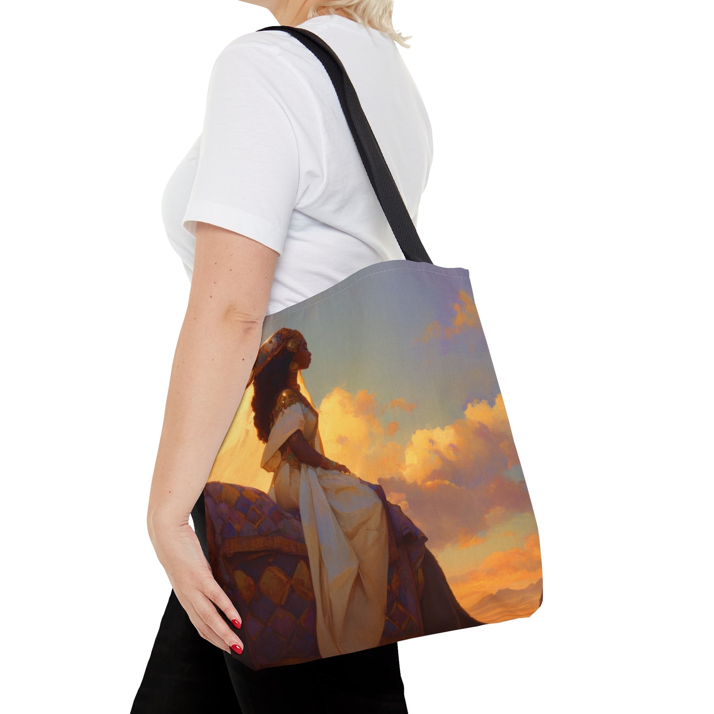 Queen of Sheba - Tote Bag - Large Medium Small Faith Art Bag - Catholic Faith Purse