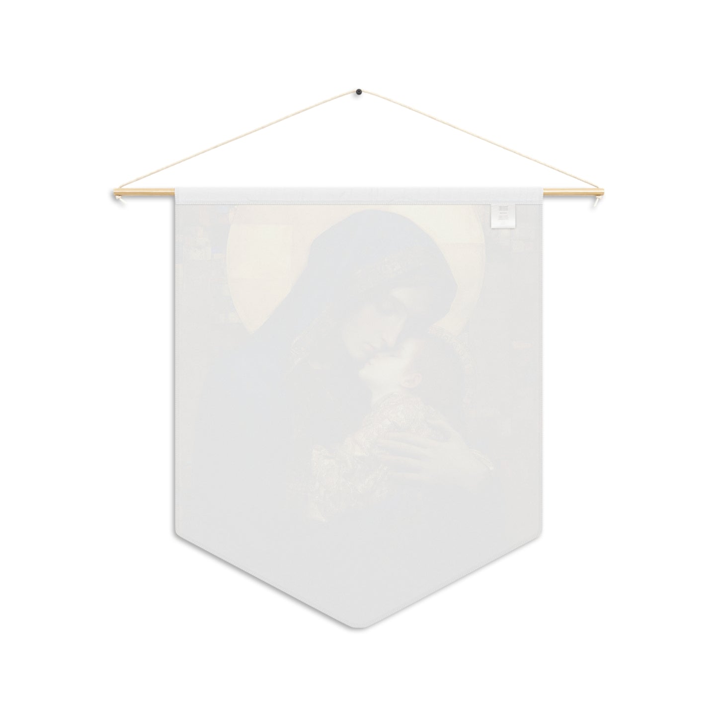 Madonna and Child Wall Banner / Wall Hanging - Unique Religious Art for your home - Prayer room - Catholic Home Art - 18" x 21"