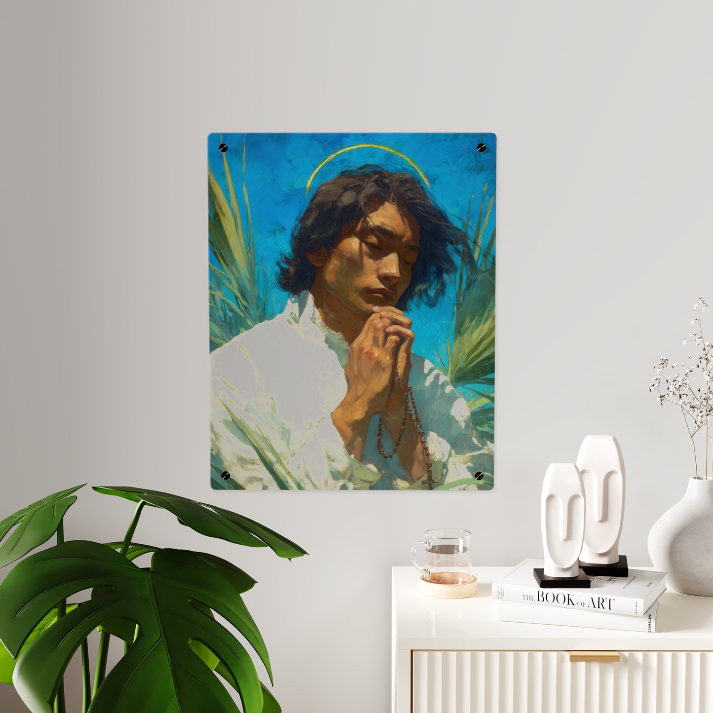 Saint Lorenzo Ruiz Wall Art Panel - Ready to Hang Acrylic Print - Catholic Saint Art - Patron Saint Print - Martyr Art