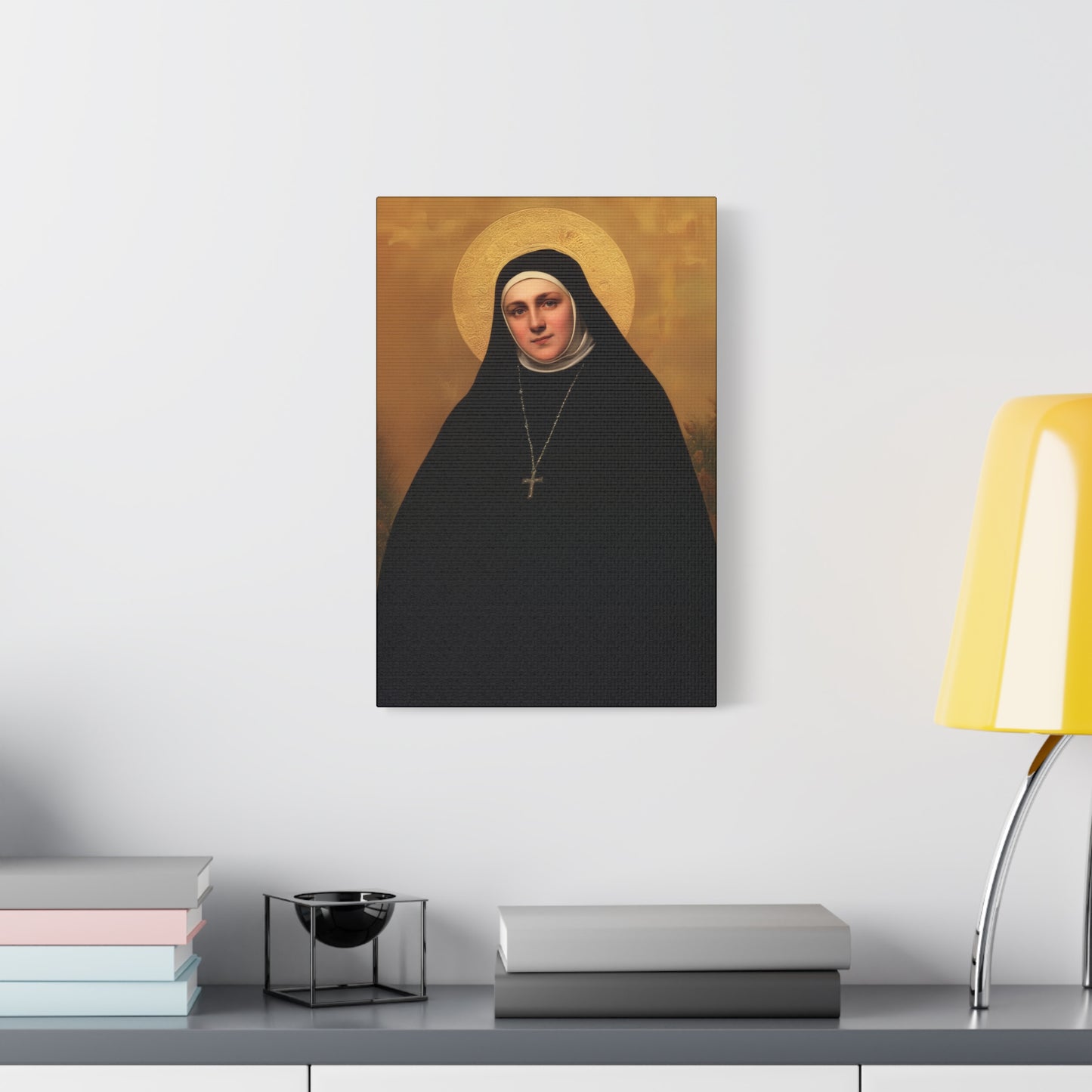 Saint Geltrude Caterina Comensoli - Gallery Wrapped Canvas - Print - Religious Art for your Home - Catholic Art