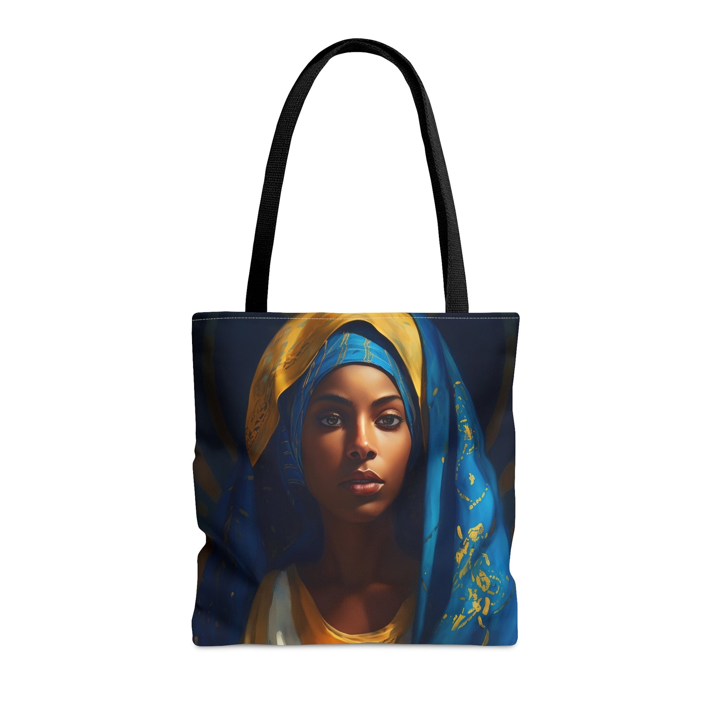 Mary the Blessed Virgin Tote Bag - Catholic faith inspired carry-all purse - day to day bag - Mary the Blessed Virgin - Double Sided