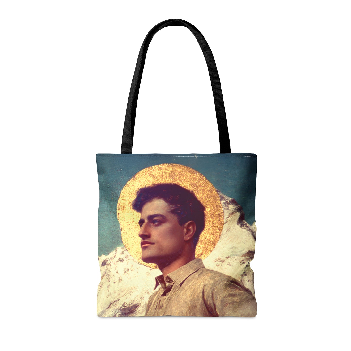 Saint Pier Giorgio Frassati - Tote Bag - Large Medium Small Faith Art Bag - Bible Study Faith Purse - Double Sided