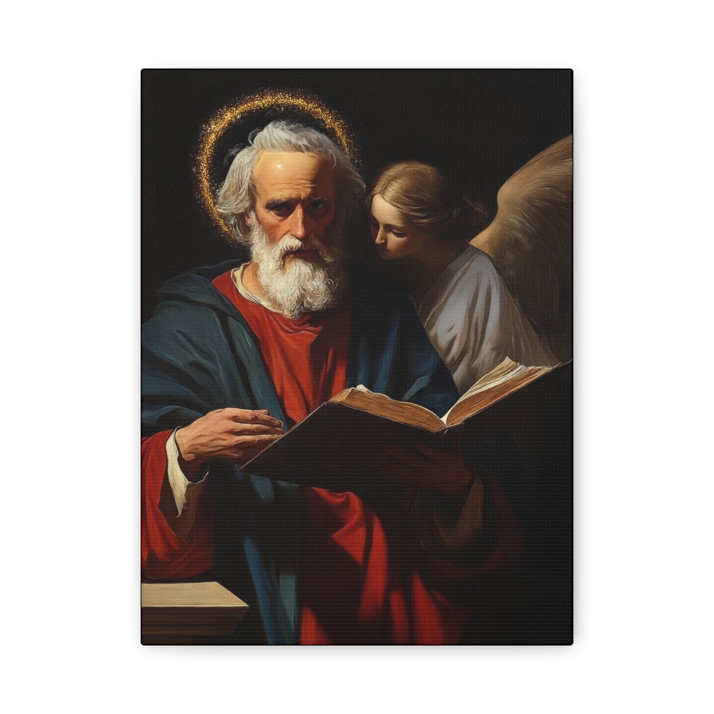 Saint Matthew the Apostle - Gallery Wrapped Canvas - Print - Religious Art for your Home - Catholic