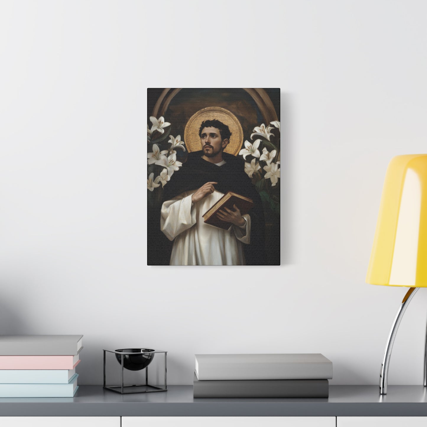 Saint Dominic -  Museum Wrapped Canvas - Sanctified Souls Print - Religious Art for your Home - Catholic Patron Saint Art