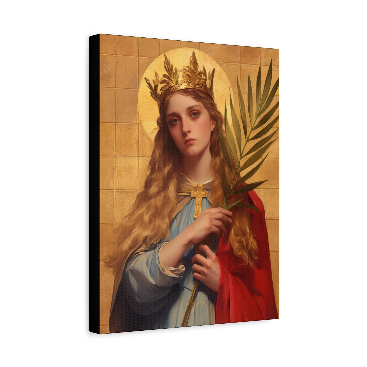 Saint Agrippina - Gallery Wrapped Canvas - Print - Religious Art for your Home - Catholic Art