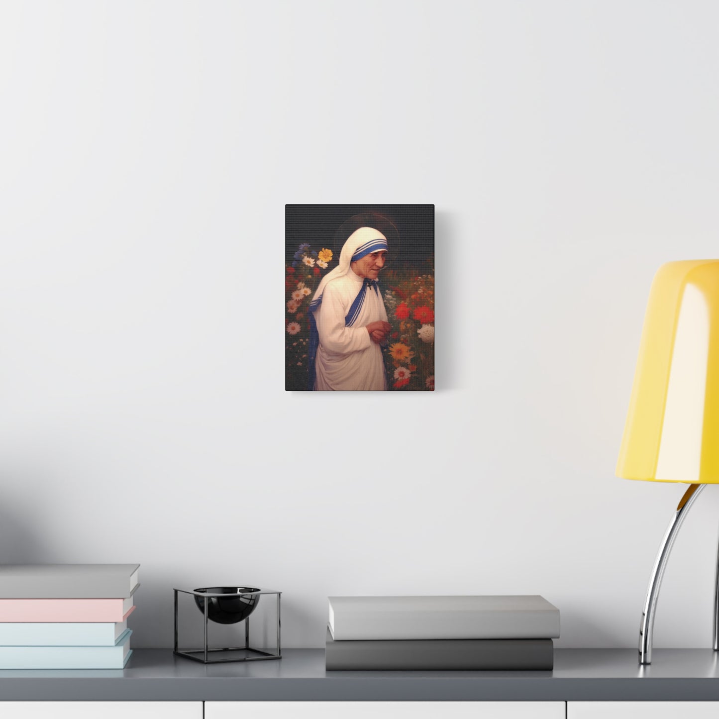 Copy of Saint Teresa of Calcutta -  Museum Wrapped Canvas - Sanctified Souls Print - Religious Art for your Home - Catholic Patron Saint Art