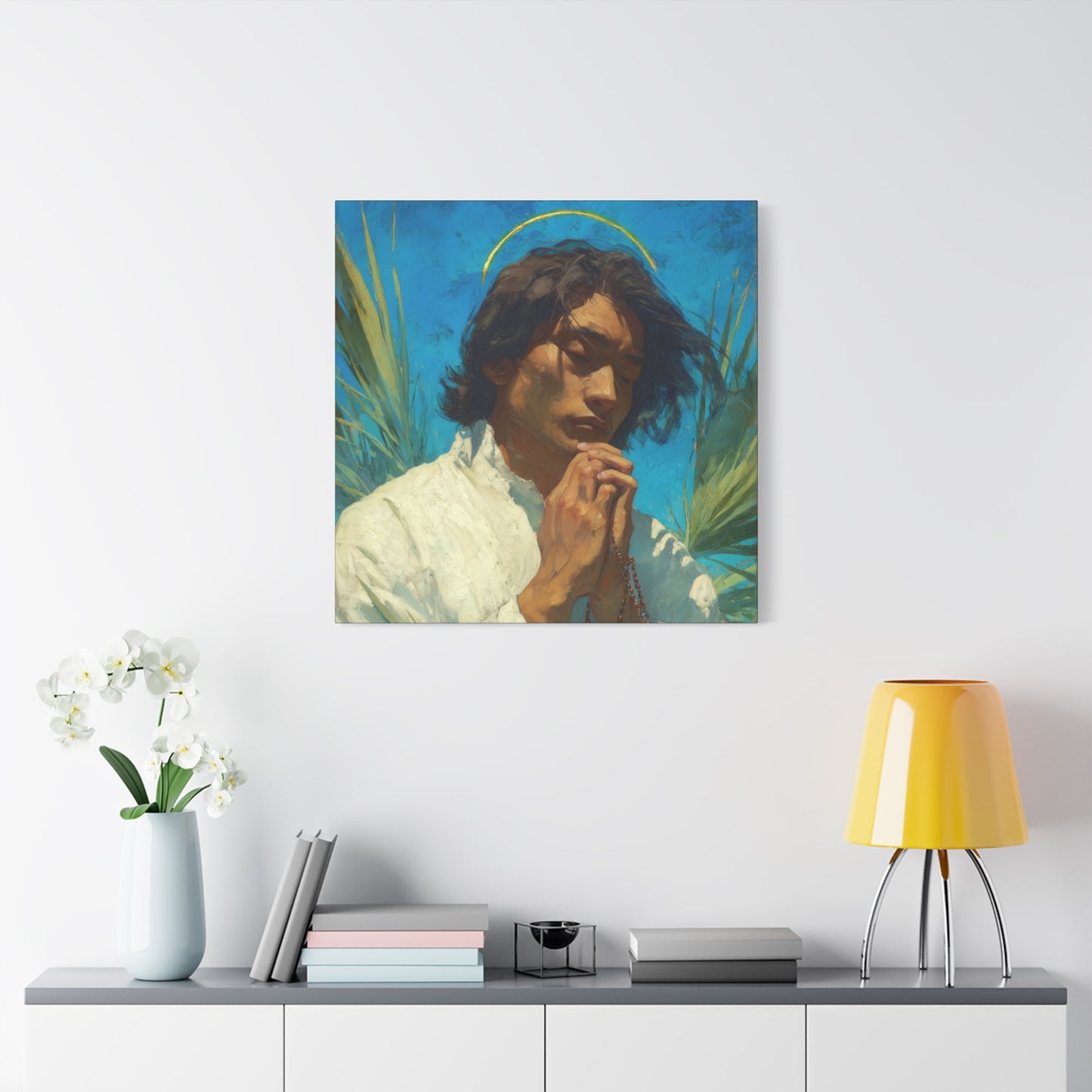Saint Lorenzo Ruiz - Multiple Sizes - Catholic Home art - Museum Wrapped Canvas - Sanctified Souls Print - Catholic Martyr Art