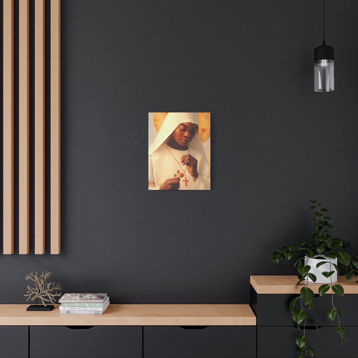 Blessed Marie-Clementine Anuarite Nengapeta - Gallery Wrapped Canvas - Print - Religious Art for your Home - Catholic art print