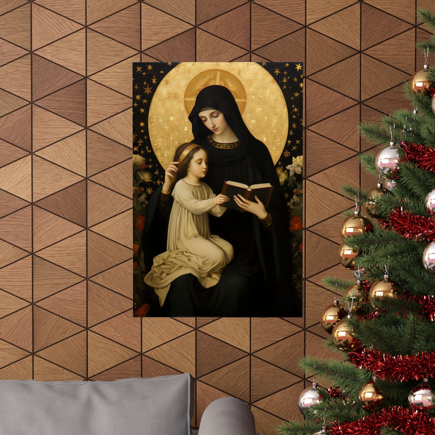 Saint Marcellina - Sanctified Souls Print - Multiple Sizes - Premium Matte Vertical Posters