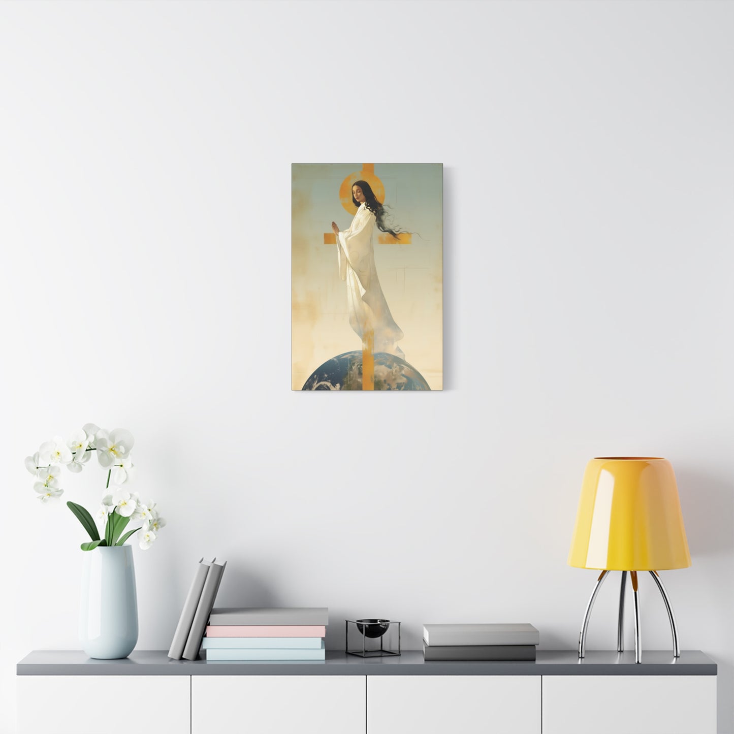 Our Lady of Akita - Mother Mary - Gallery Wrapped Canvas - Print - Religious Art for your Home - Catholic