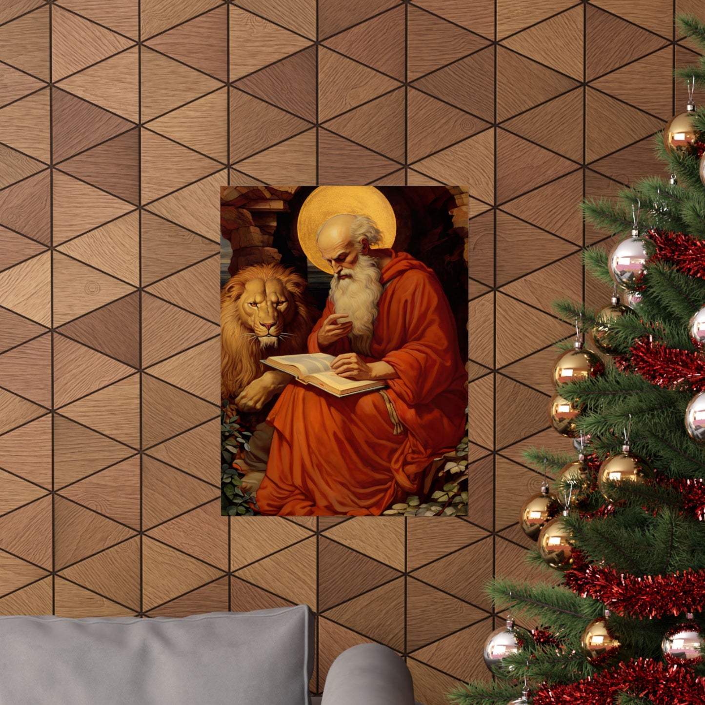 Saint Jerome - Sanctified Souls Print - Multiple Sizes - Premium Matte Vertical Posters