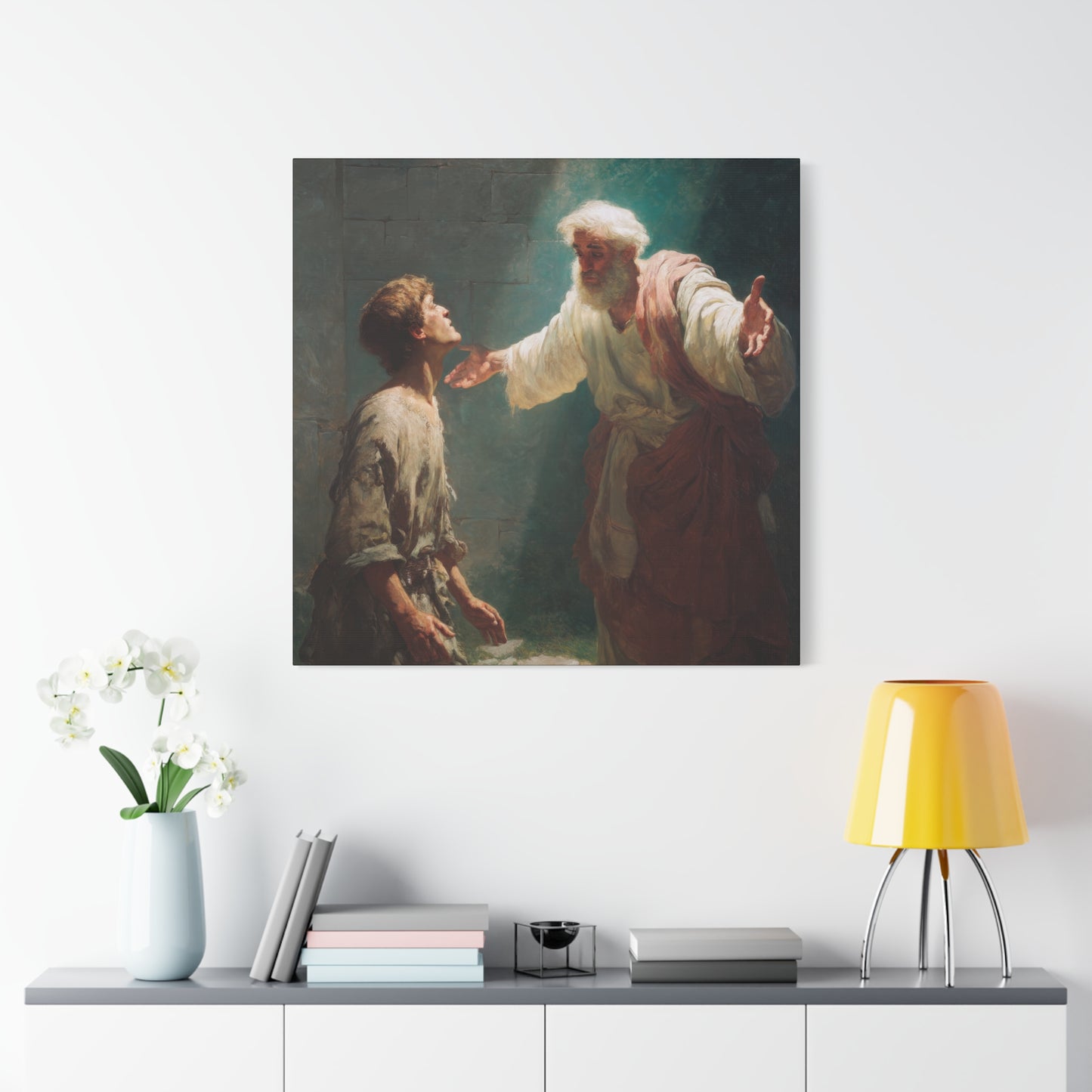 Homecoming of the Prodigal Son - Gallery Wrapped Canvas - Print - Religious Art for your Home - Catholic Art Print